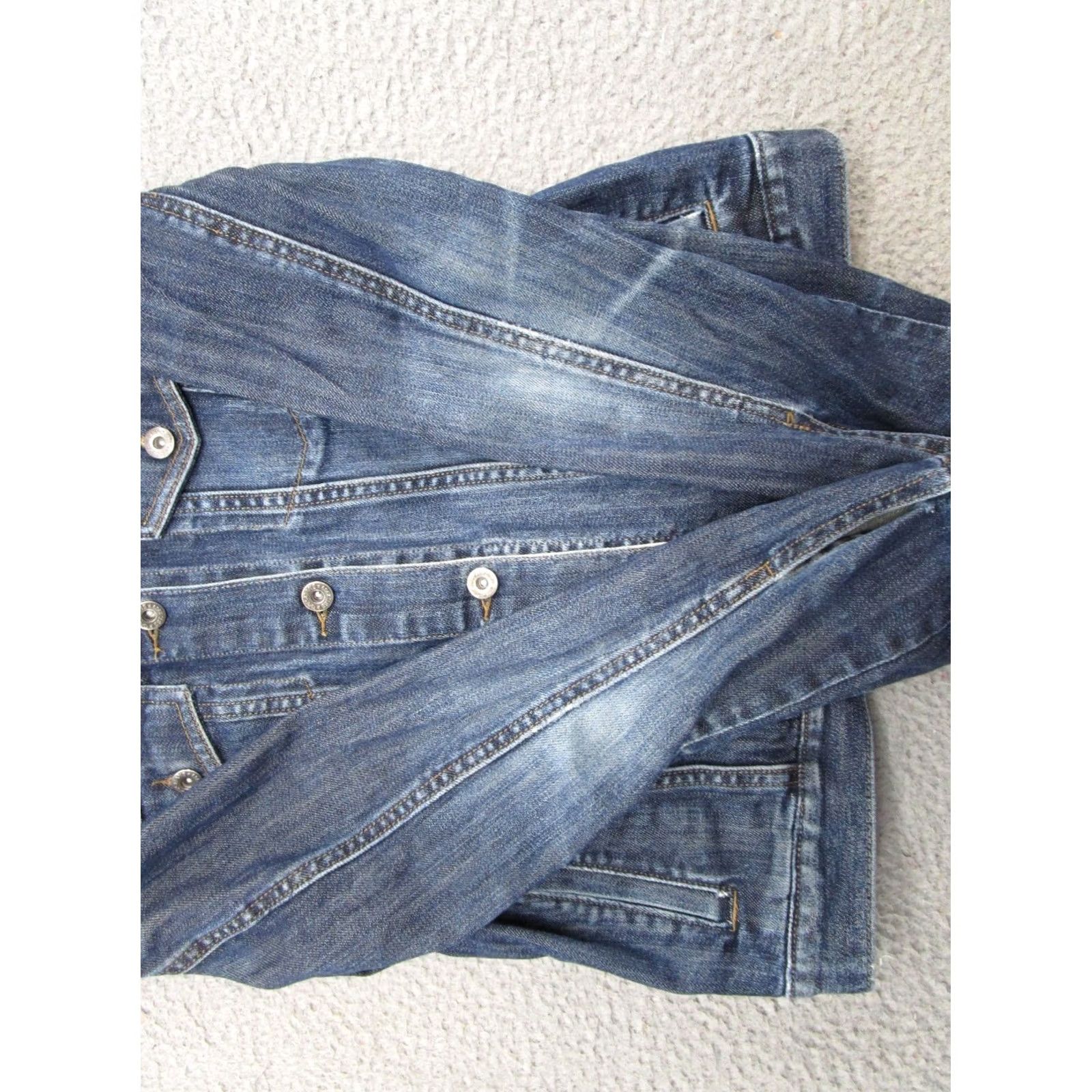 Gap GAP Denim Jacket Women’s Blue M VTG Dark Wash Jacket Women M Blue Denim Vintage No Size 32" / US 10 / IT 46 - 4 Thumbnail