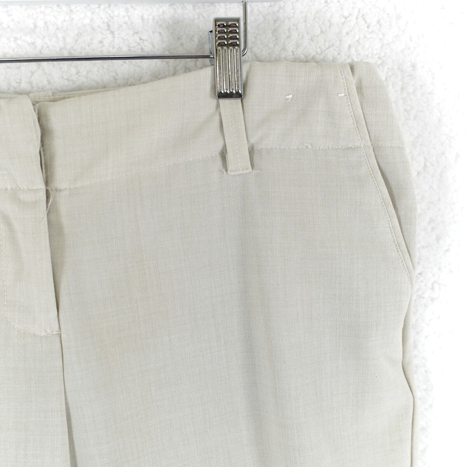 Other New York & Company Stretch Cream Mid Rise Size 12 Polyester Size 34" / US 12 / IT 48 - 4 Thumbnail