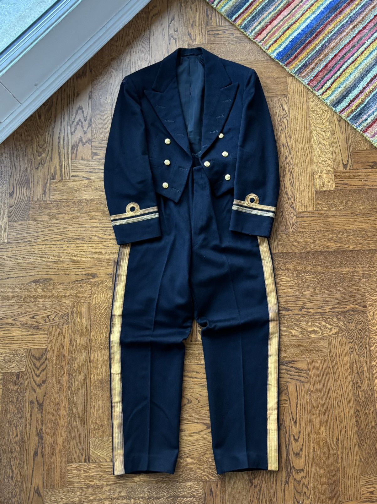 Vintage 1960s Royal Canadian Navy Mess Kit Vintage RCN Officer Suit Size 34R - 19 Thumbnail