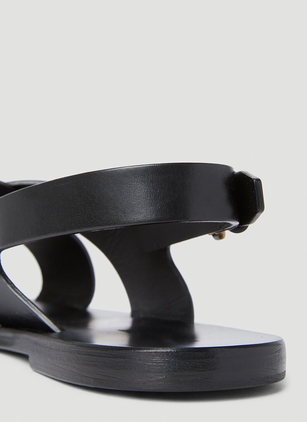 Saint Laurent Paris Saint Laurent Paris Mojave Sandals - Black Calf Leather Size US 8 / EU 41 - 7 Thumbnail