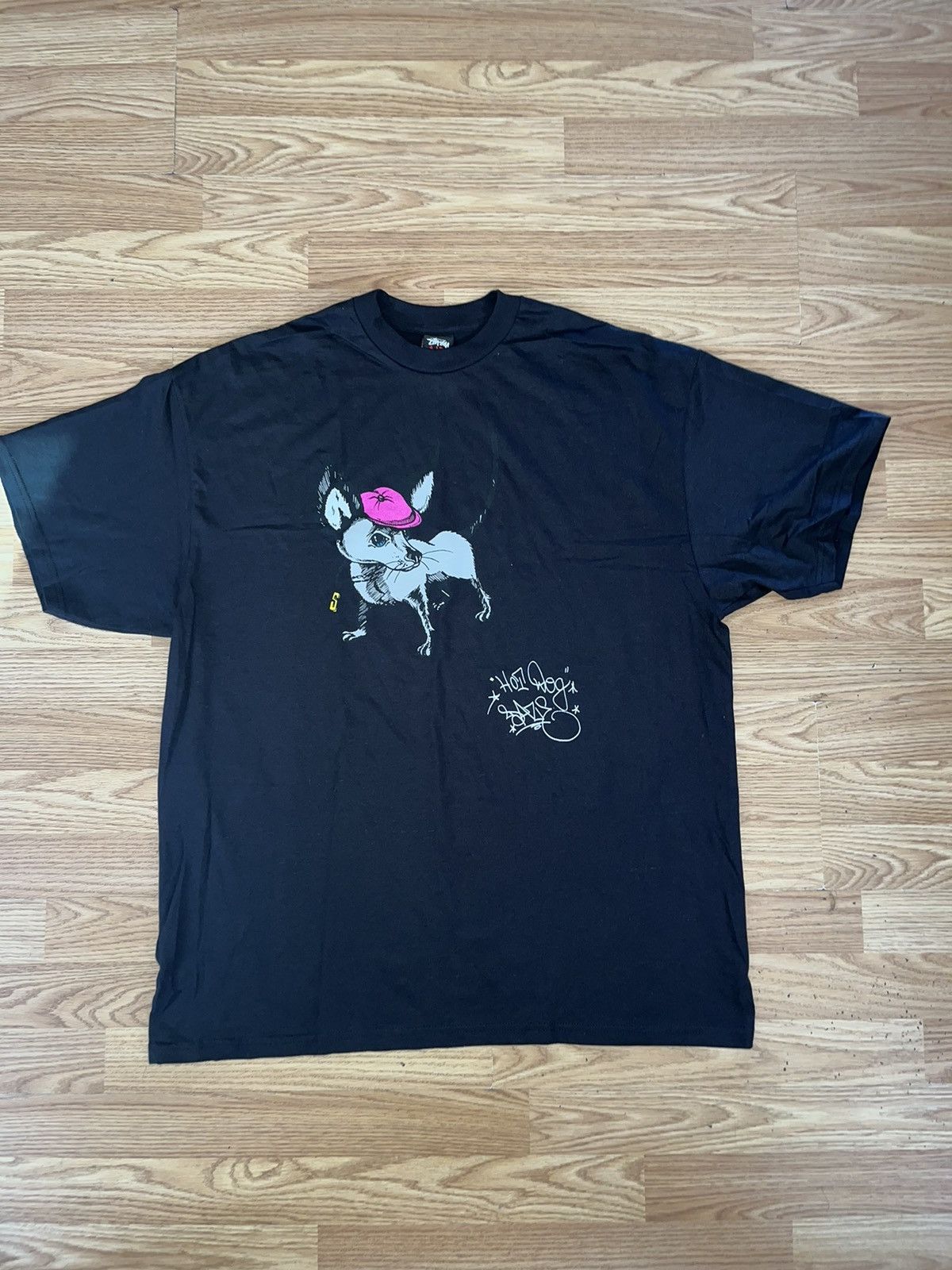 Stussy Stussy Rare Dog Black T Shirt | Grailed