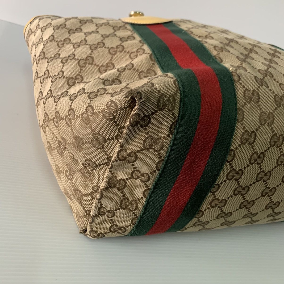 Gucci Gucci Monogram Canvas Tote Bag Size ONE SIZE - 4 Thumbnail