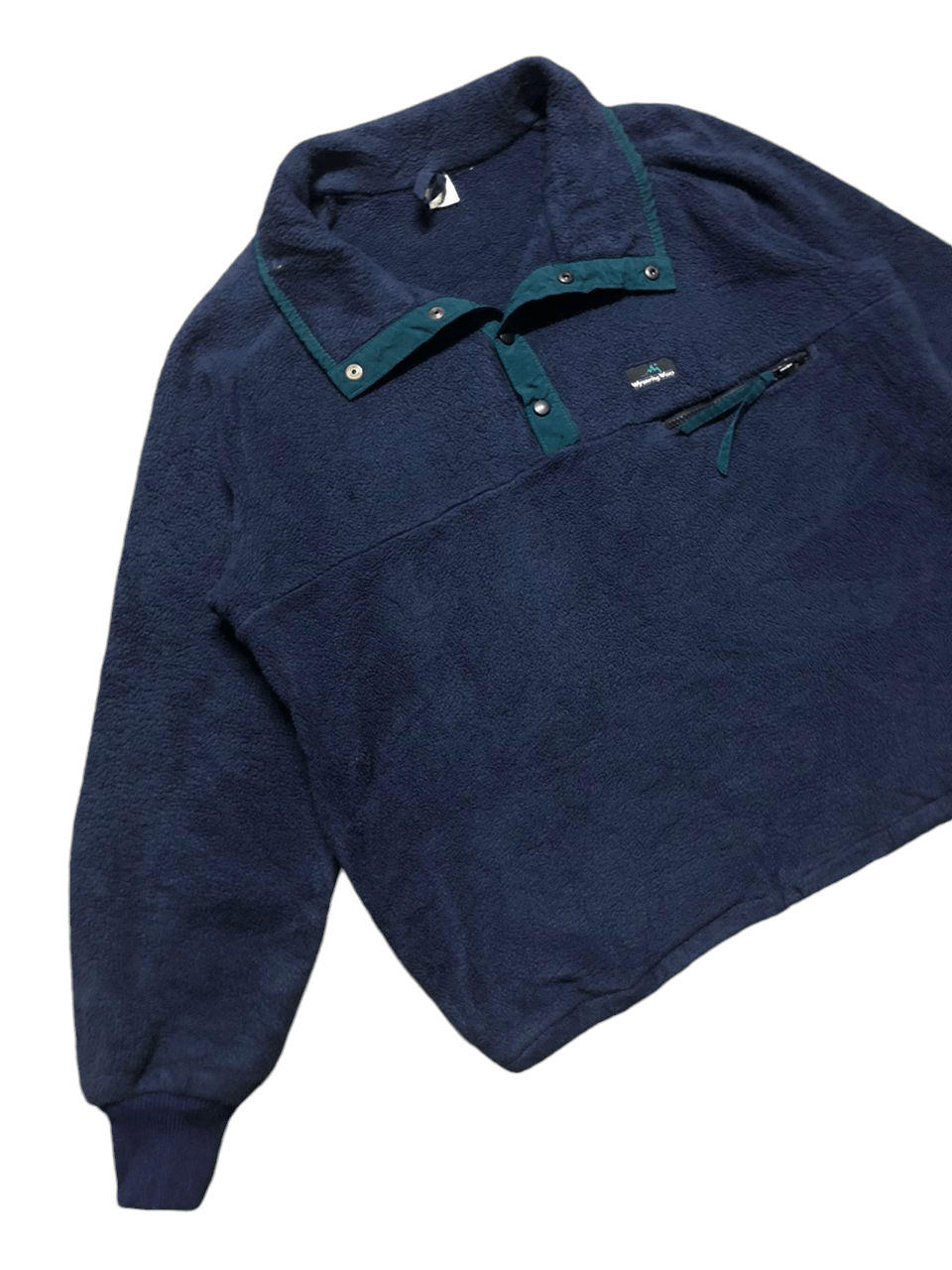 Vintage Vintage 90s Wyoming Wear Half Button Fleece Size US M / EU 48-50 / 2 - 5 Thumbnail