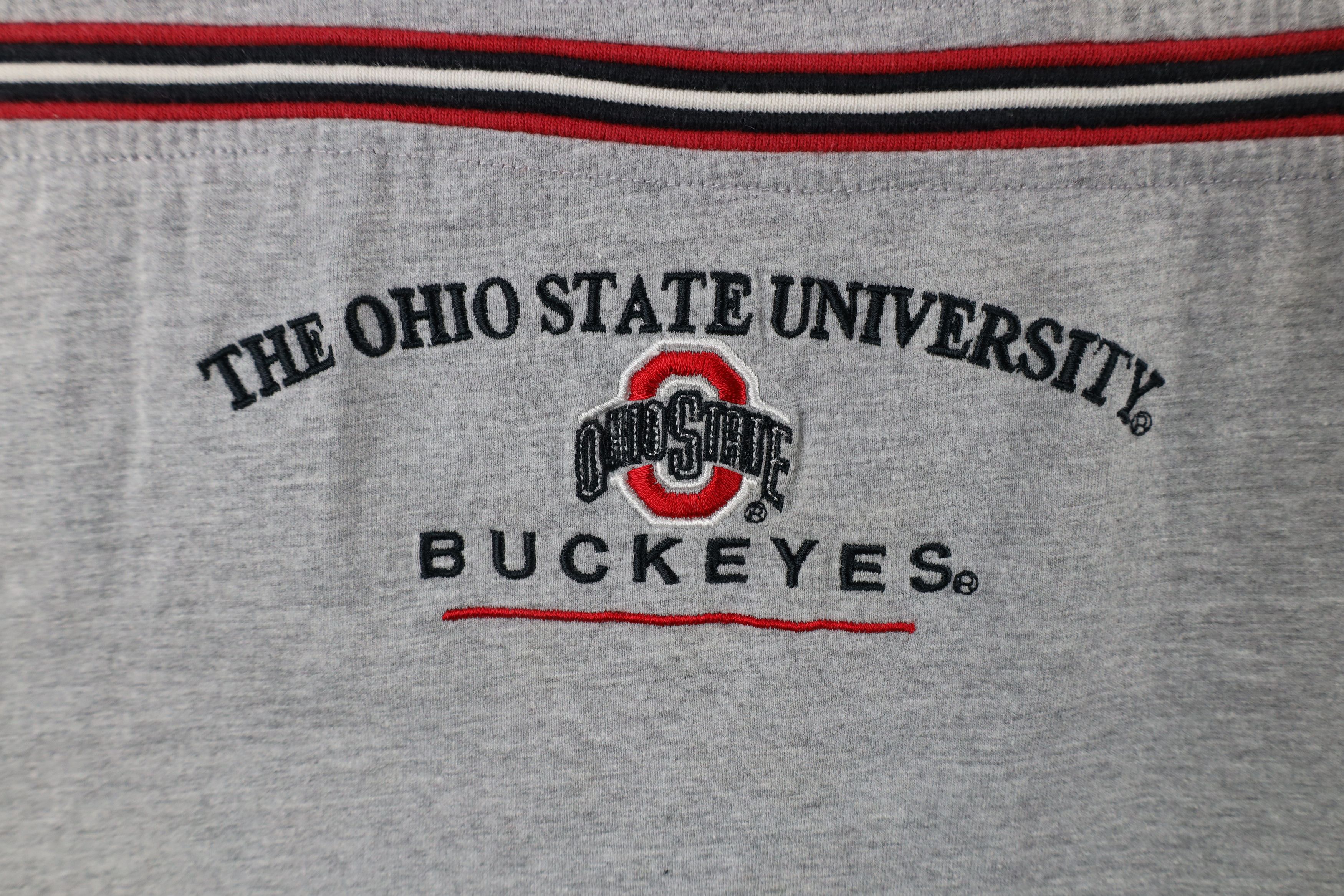 Vintage Vintage 90s Out Ohio State University T-Shirt Heather Gray Size US L / EU 52-54 / 3 - 4 Thumbnail
