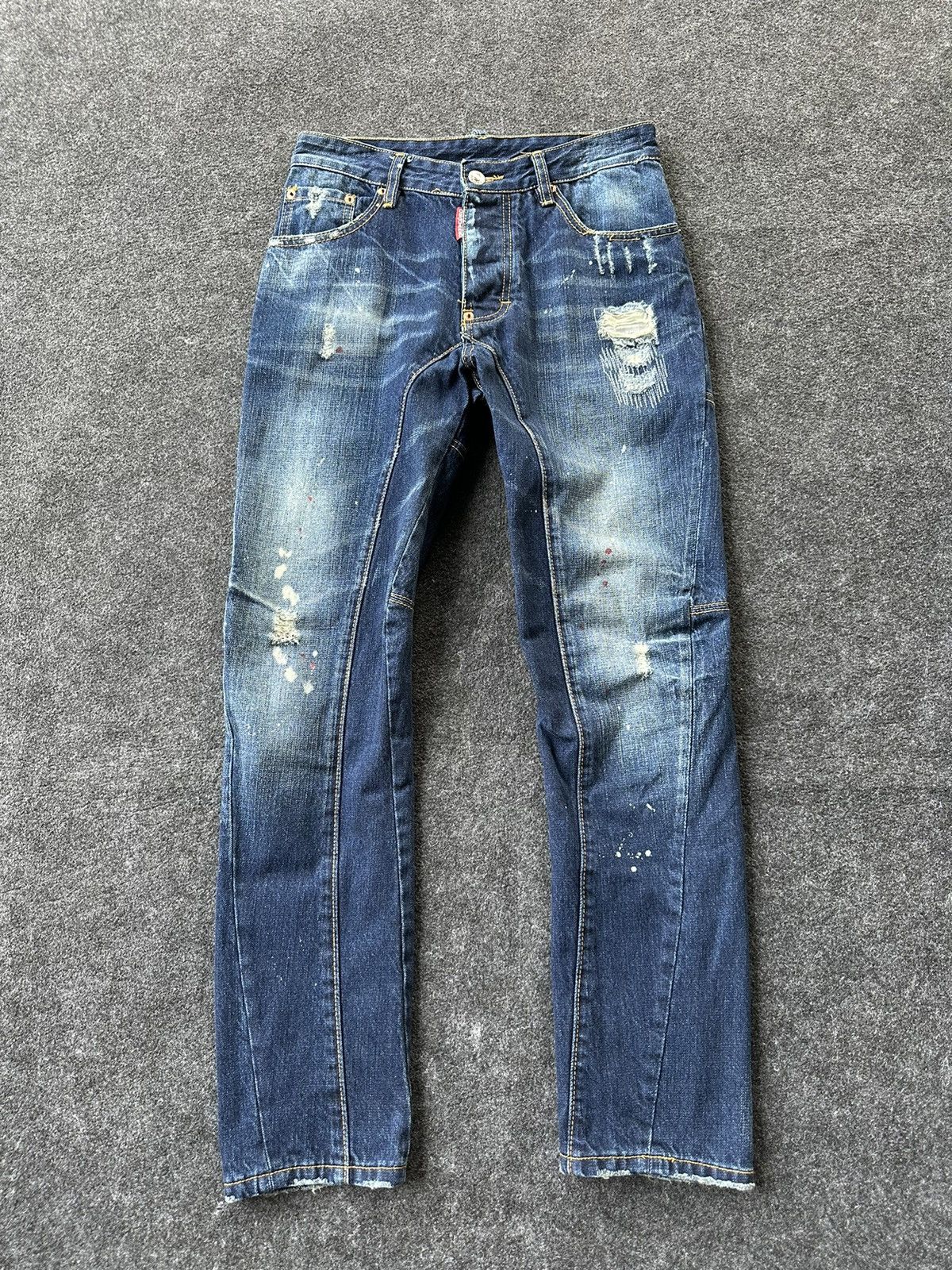 Dsquared2 Dsquared2 Italy Crop Skinny Denim D242 Size US 28 / EU 44 - 1 Thumbnail