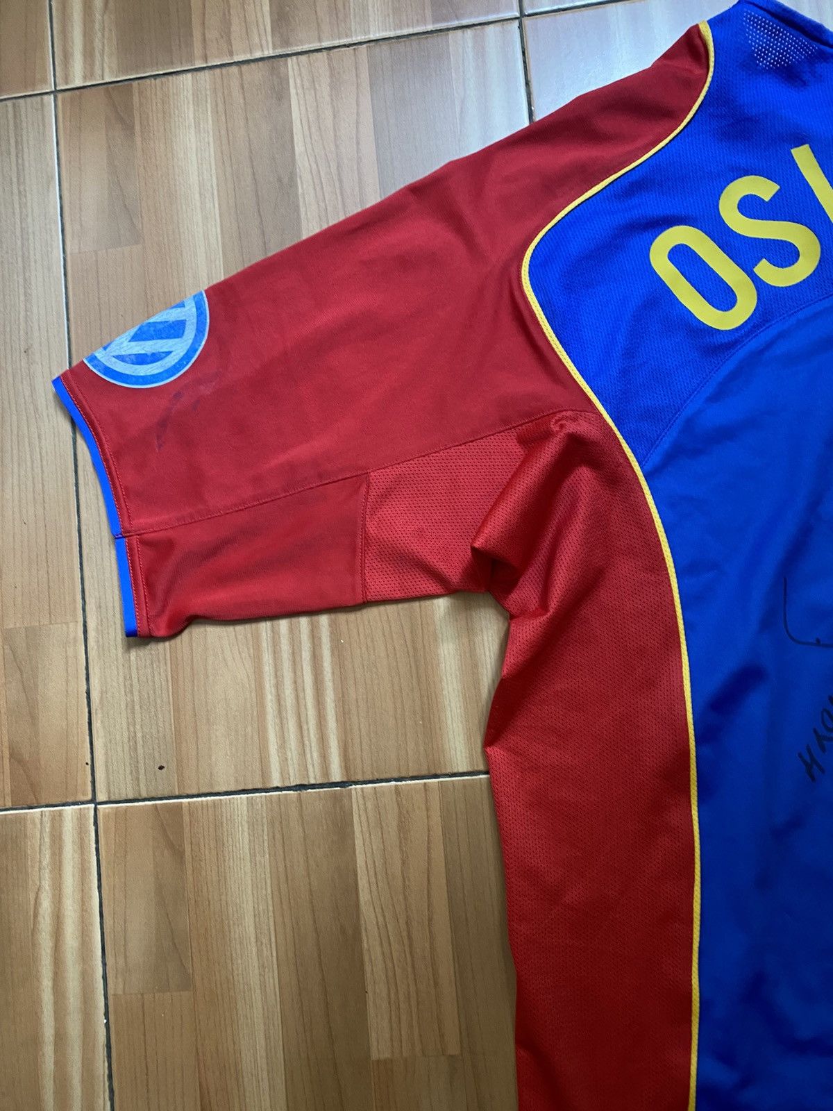 Nike × Vintage Nike 1893 BASEL 2004 2005 #8 Oswald JERSEY SOCCER SHIRT Size US XL / EU 56 / 4 - 9 Thumbnail