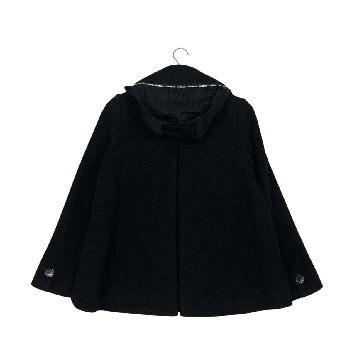 Issey Miyake 🔥RICH BLACK VINTAGE WOOL JACKET CROPPED ZUCCA JAPAN Size US S / EU 44-46 / 1 - 17 Thumbnail