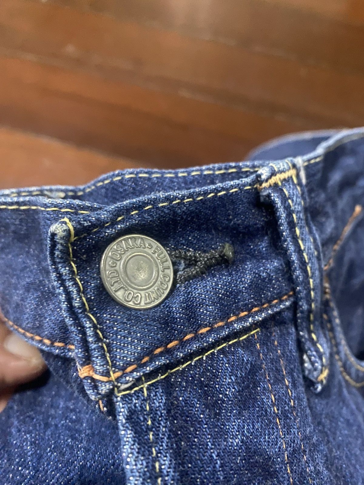 Full Count & Co. Rare 2000 limited edition FULLCOUNT 0105 selvedge Size US 31 - 7 Thumbnail