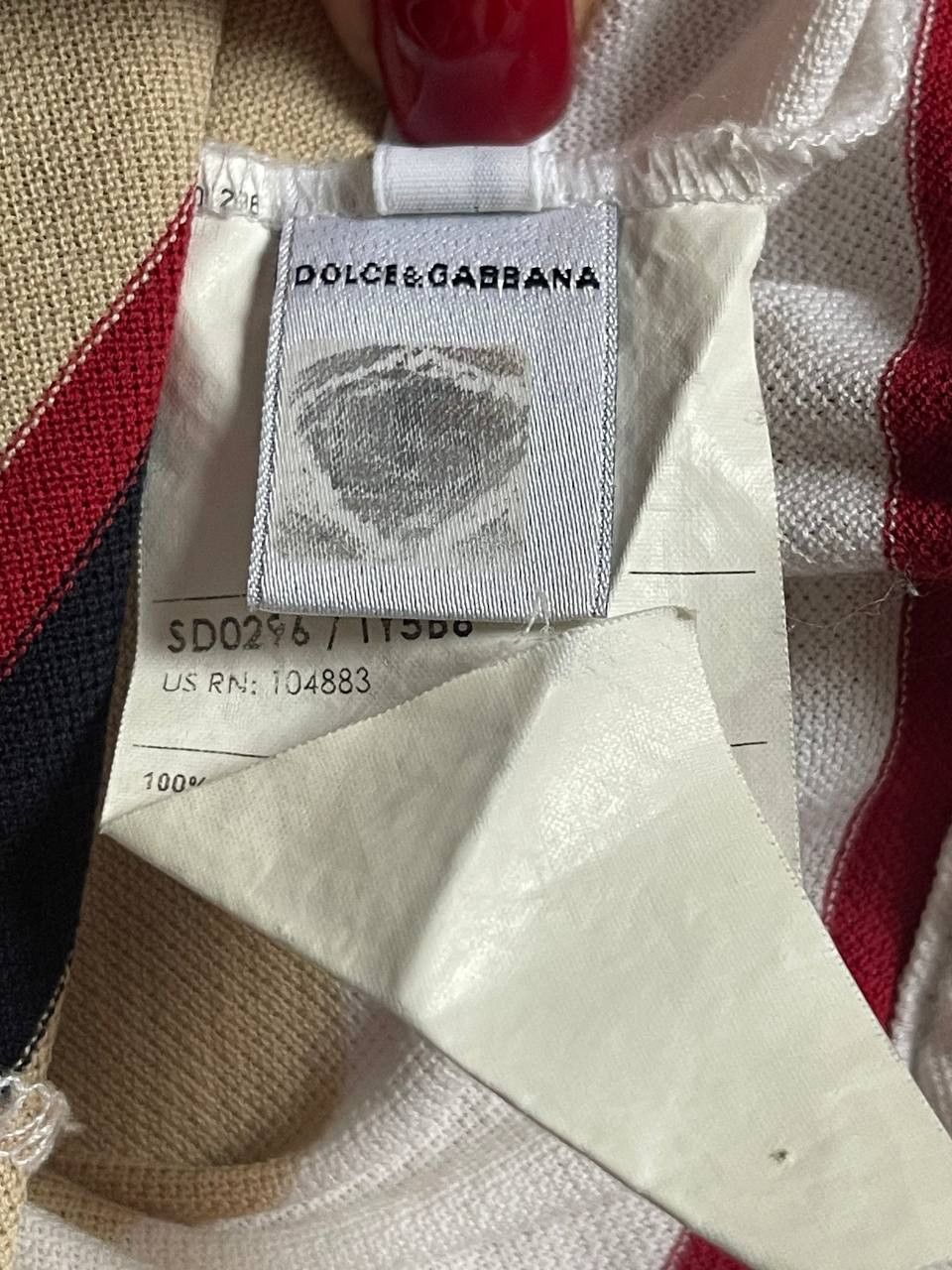 Dolce & Gabbana Dolce & Gabbana D&G Striped Dress Multicolor Size XS / US 0-2 / IT 36-38 - 13 Thumbnail