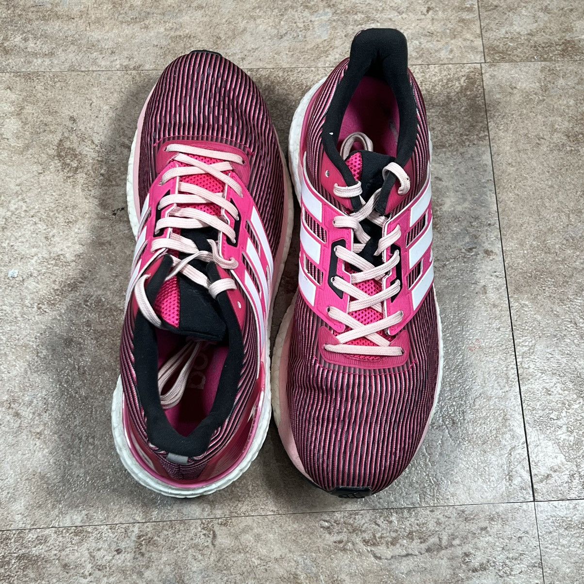 Adidas Adidas Movement Boost Shoe BB3470 Pink Knit Lace Up Sneaker Size US 7.5 / EU 40-41 - 5 Thumbnail