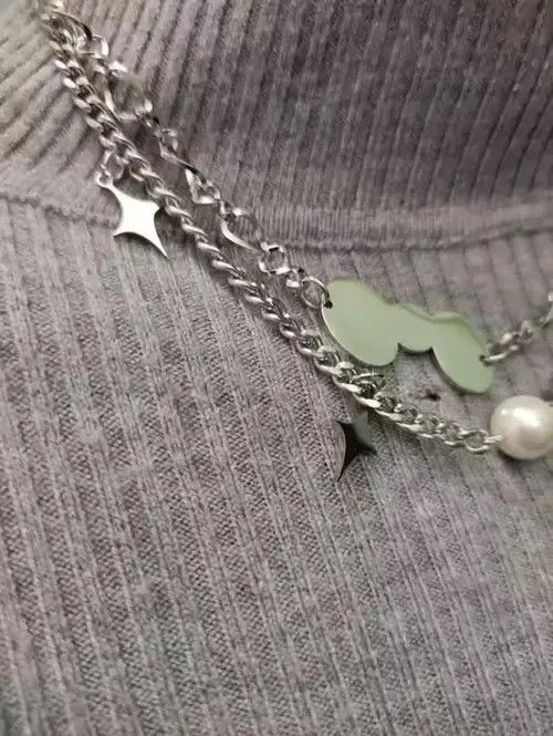 Japanese Brand Punk Necklace Chain Choker Size ONE SIZE - 3 Thumbnail