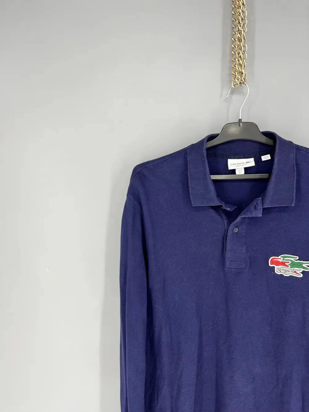Lacoste Lacoste Men's Long Sleeve Holiday Croc Regular Fit Polo Size US L / EU 52-54 / 3 - 4 Thumbnail