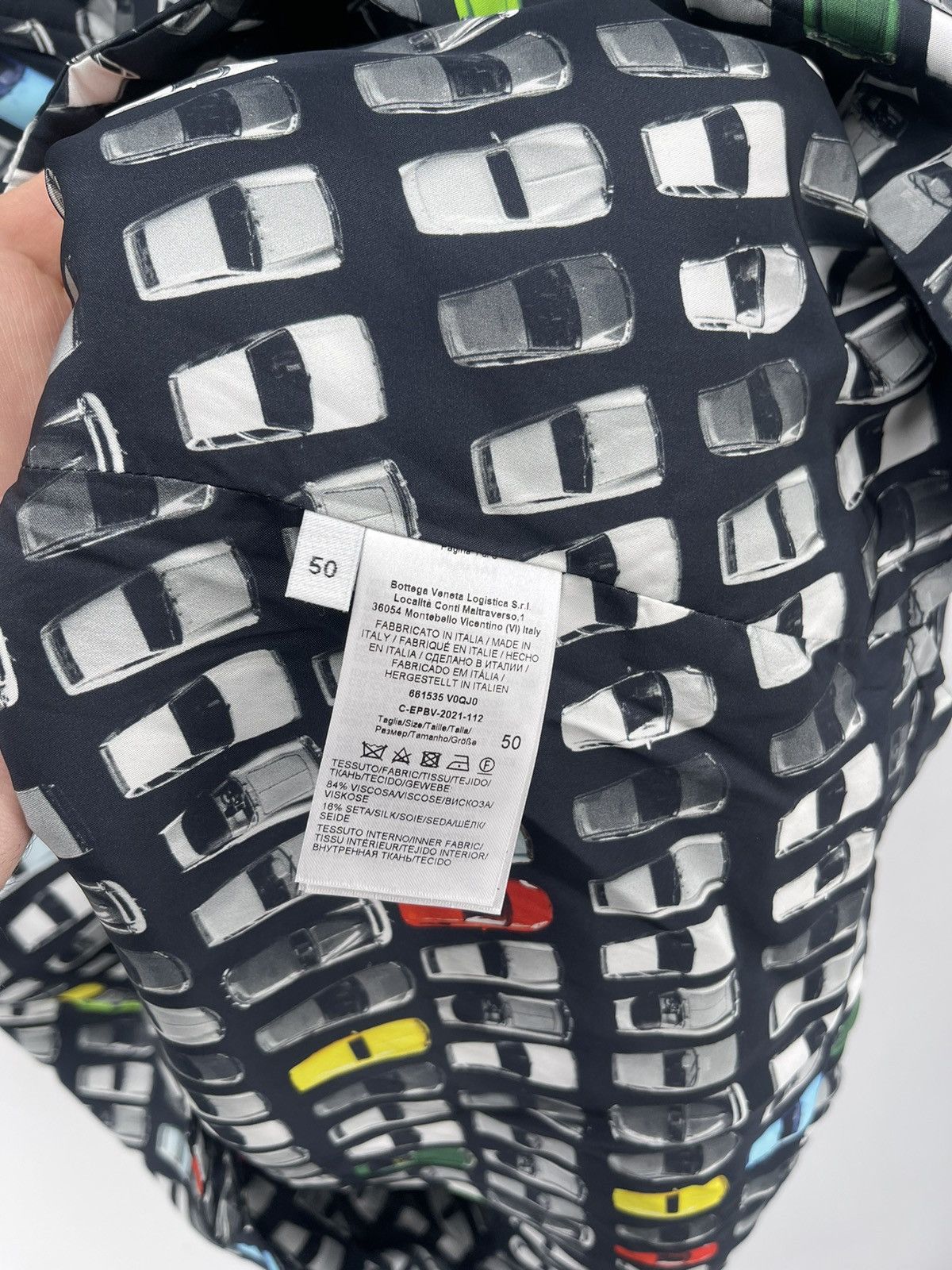 Bottega Veneta Bottega Veneta Car Print Shirt Size 48 Size US M / EU 48-50 / 2 - 4 Thumbnail