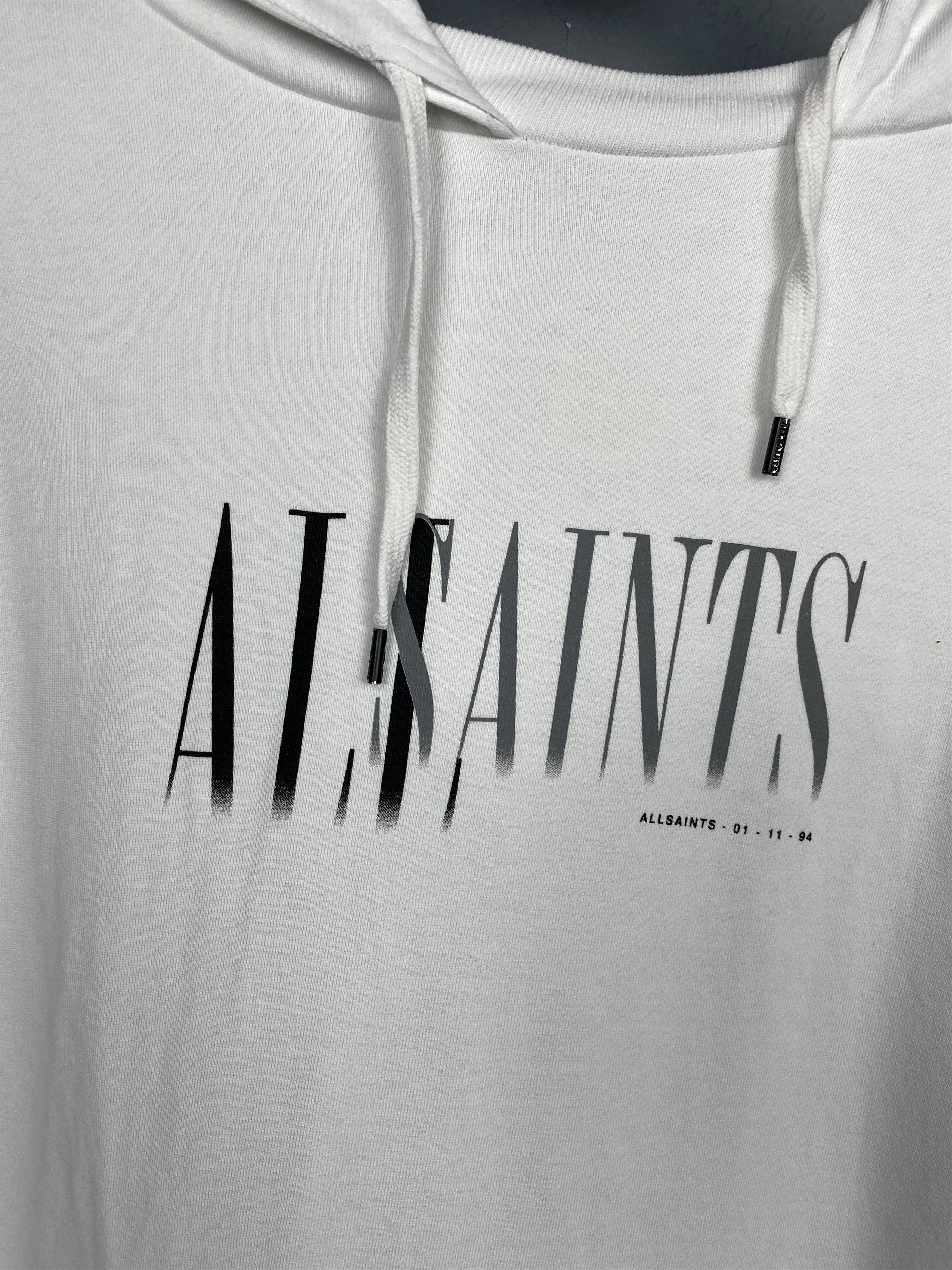 Allsaints Allsaints Vintage Mens Oversized Hoodie Y2K Size US L / EU 52-54 / 3 - 2 Thumbnail
