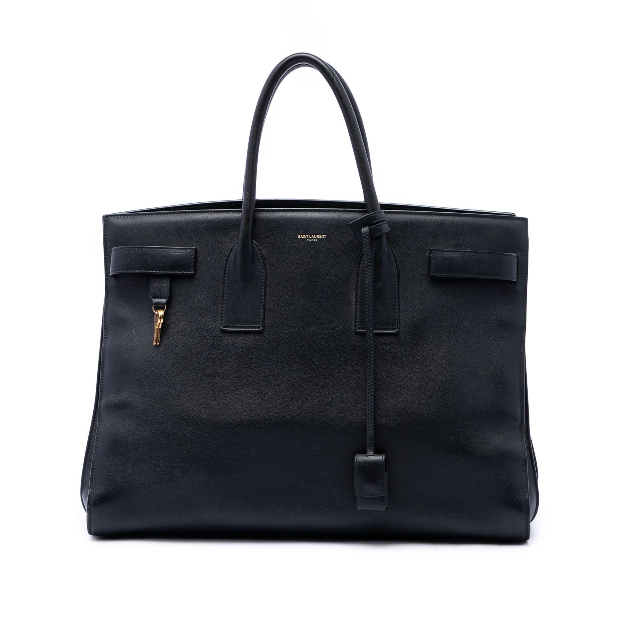 Saint Laurent Paris Soft Calfskin Sac De Jour Satchel Size ONE SIZE - 1 Thumbnail