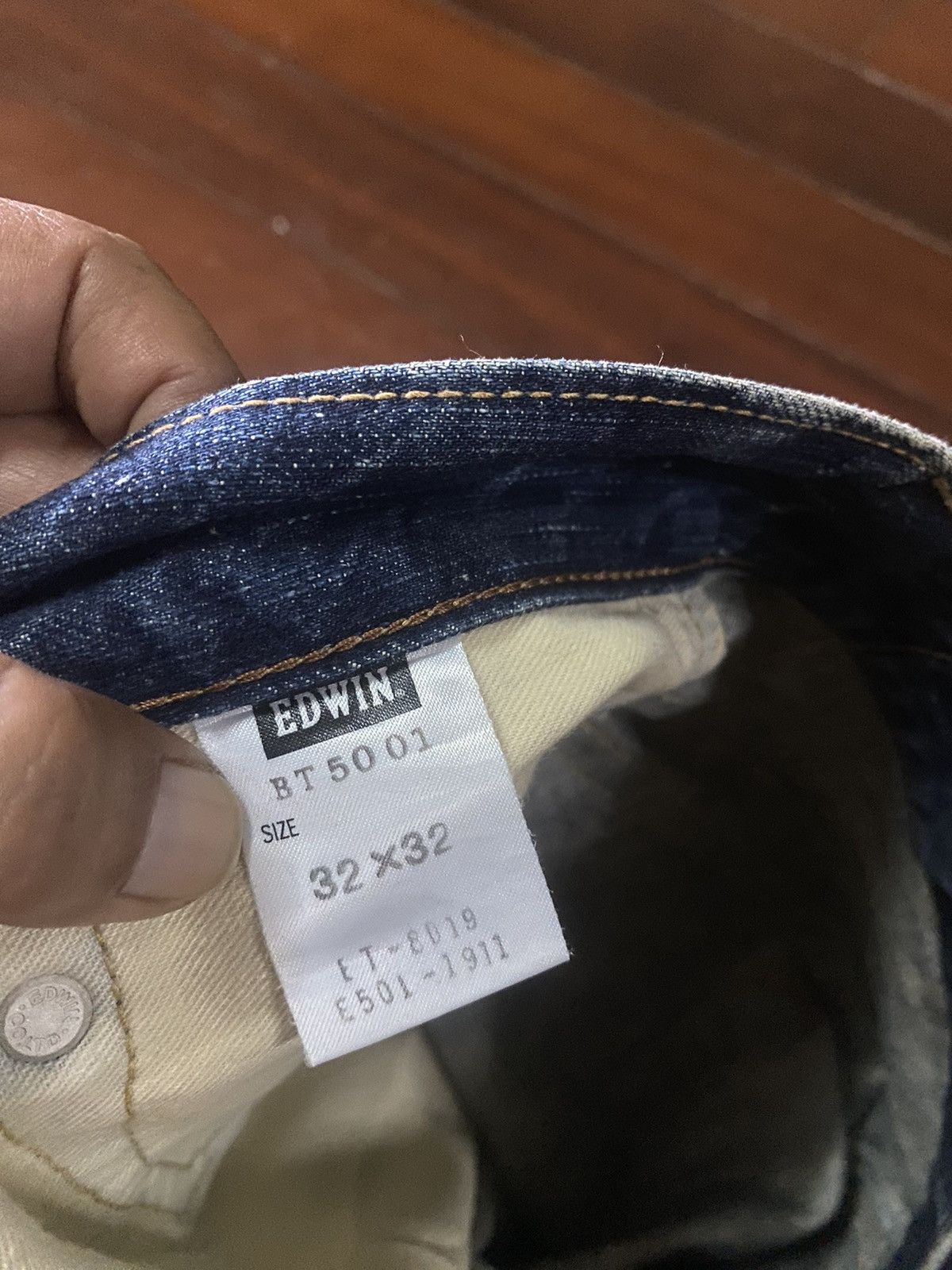 If Six Was Nine EDWIN 503 BLUE TRIP FLARE BOOTCUT DENIM Size US 36 / EU 52 - 23 Thumbnail