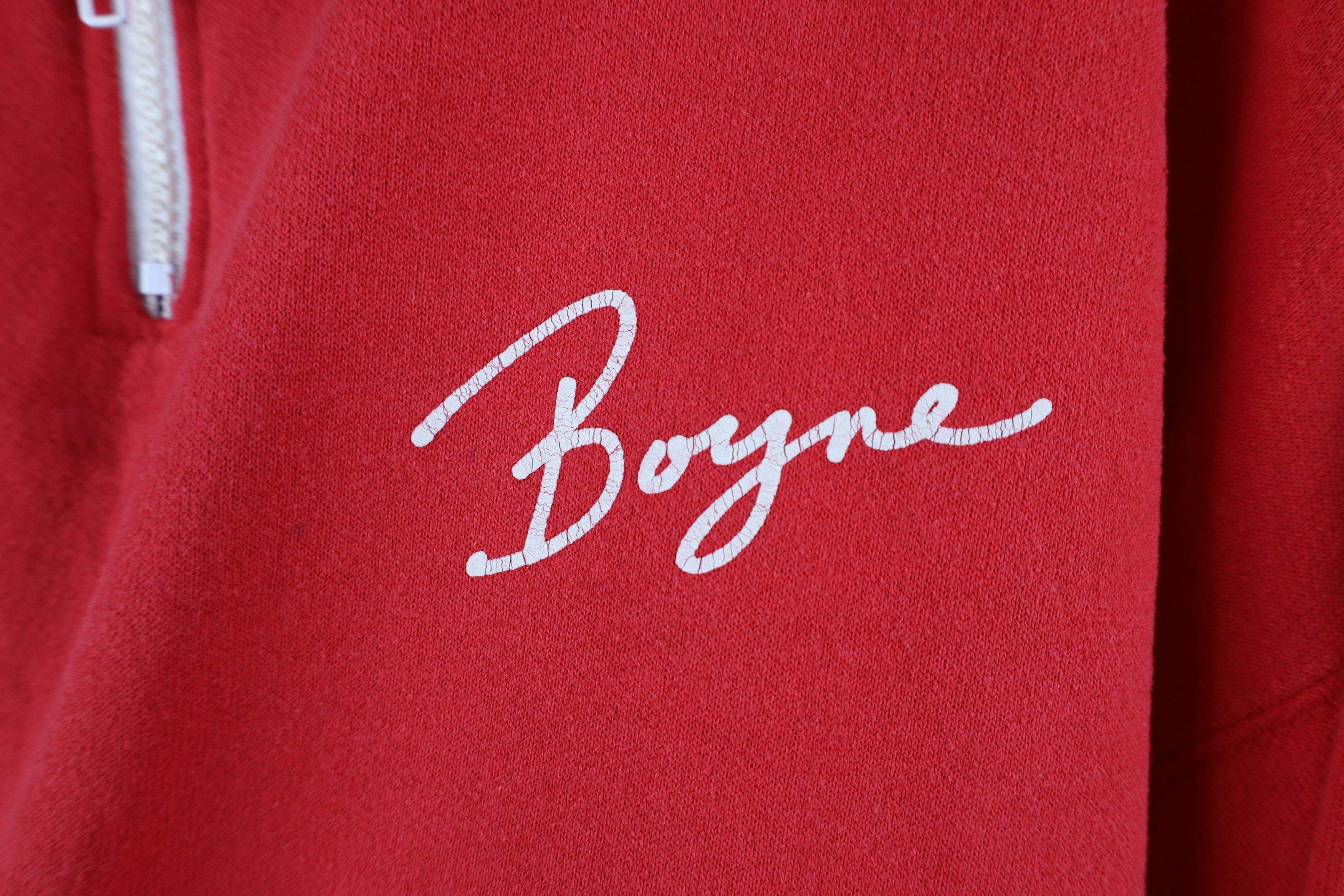 Vintage Vintage 90s Boyne Mountain Michigan Half Zip Sweatshirt USA Size US XL / EU 56 / 4 - 4 Thumbnail