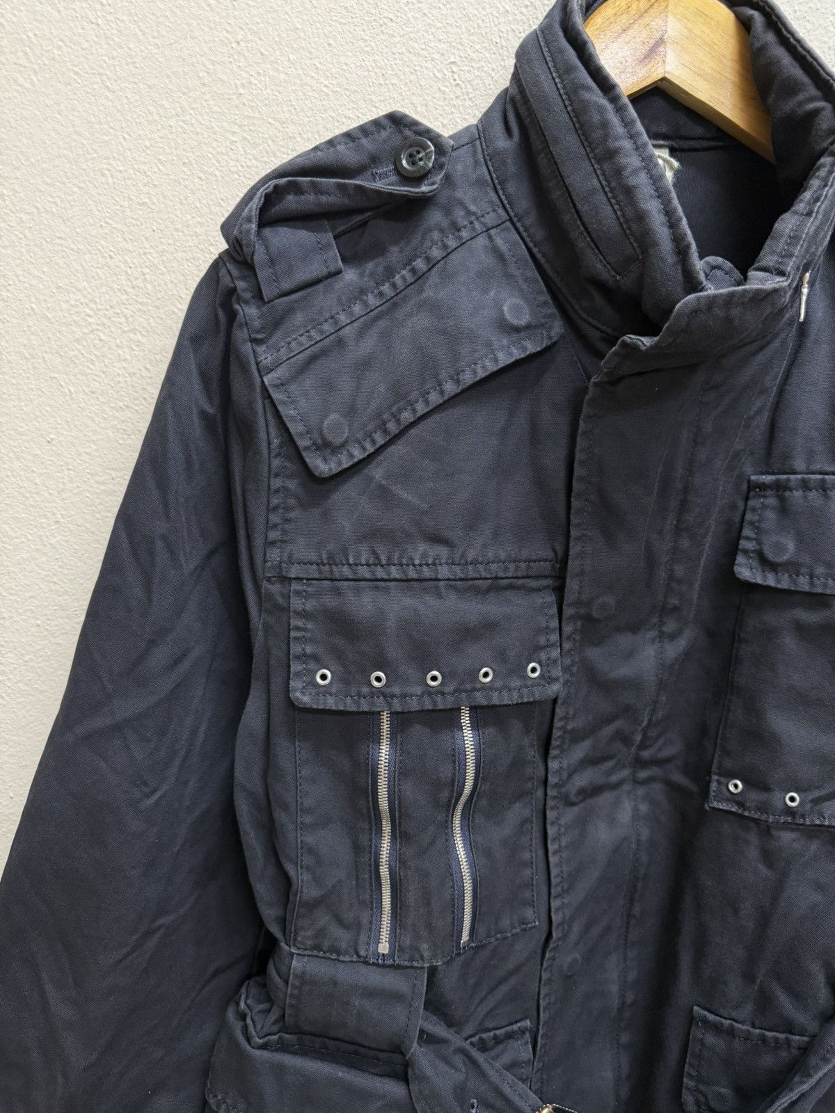 Japanese Brand × Vintage Nibariki Studio Ghibli Military Style Belted Jacket Size US S / EU 44-46 / 1 - 21 Thumbnail