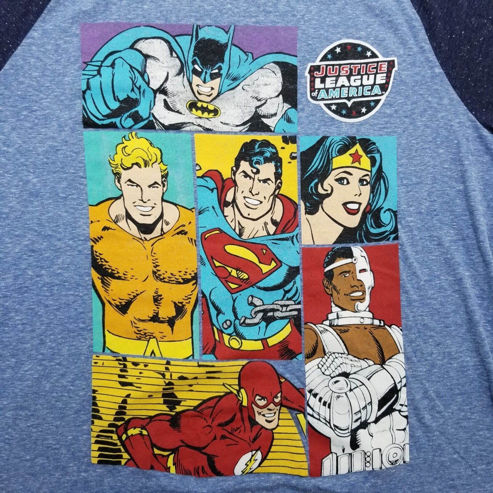 DC Comics Justice League Of America Shirt Mens Short Sleeve DC Comics Size US L / EU 52-54 / 3 - 4 Thumbnail