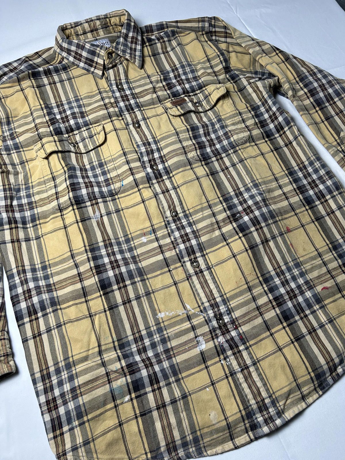 Carhartt Carhartt Pocket Shirt Heavyweight Overshirt Yellow Check Size US L / EU 52-54 / 3 - 2 Thumbnail