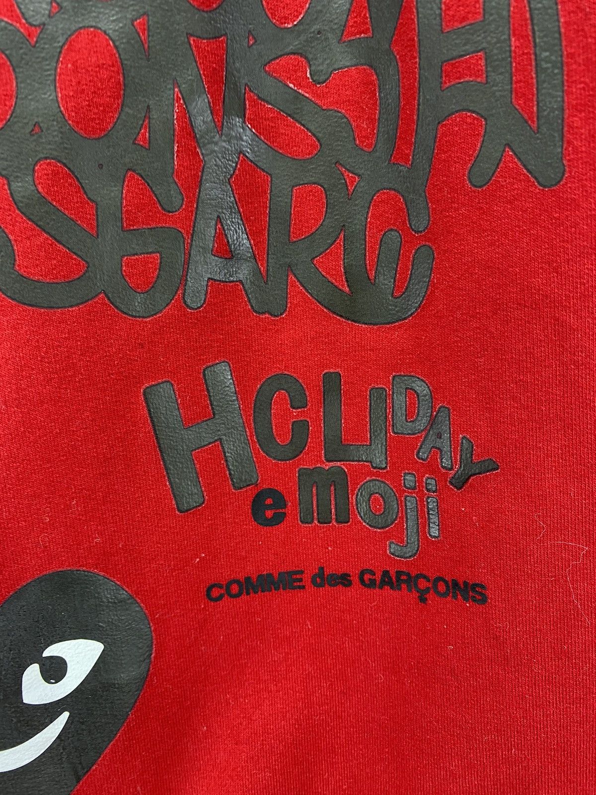 Comme des Garcons Vintage Comme Des Garçons Play Red Hoodie Sweatshirts Size M / US 6-8 / IT 42-44 - 10 Thumbnail