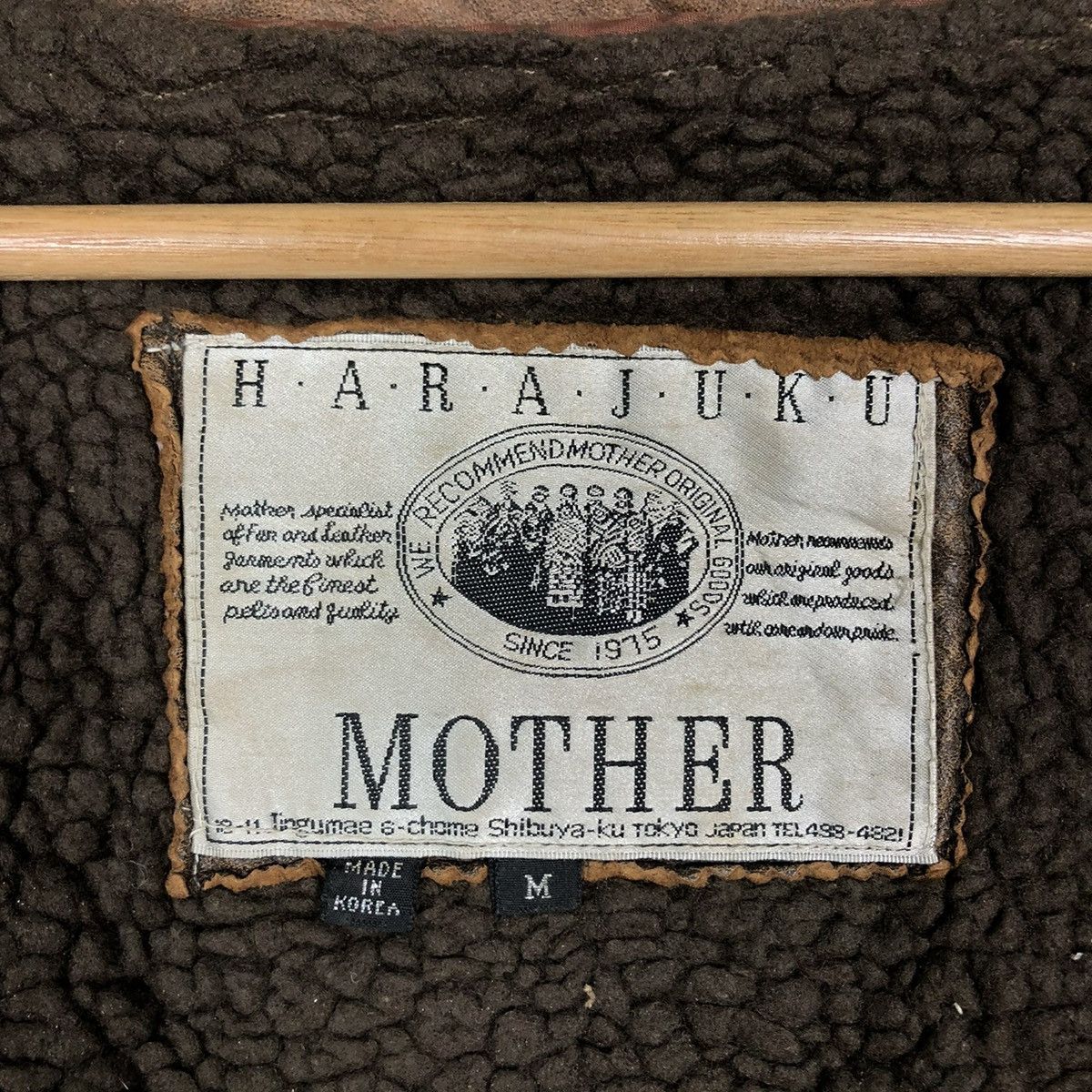 Genuine Leather 🔥Vtg Bomber Leather Jacket Fly Military Mother Harajuku Size US M / EU 48-50 / 2 - 17 Thumbnail