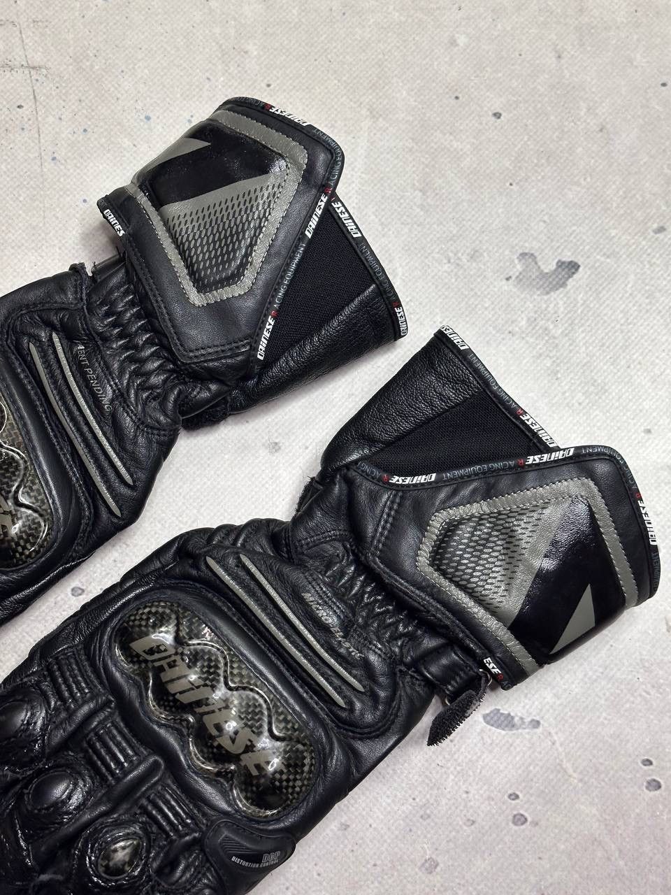 Dainese Dainese Carbon Cover Motorcycle Gloves Leather Black Racing Size ONE SIZE - 4 Thumbnail