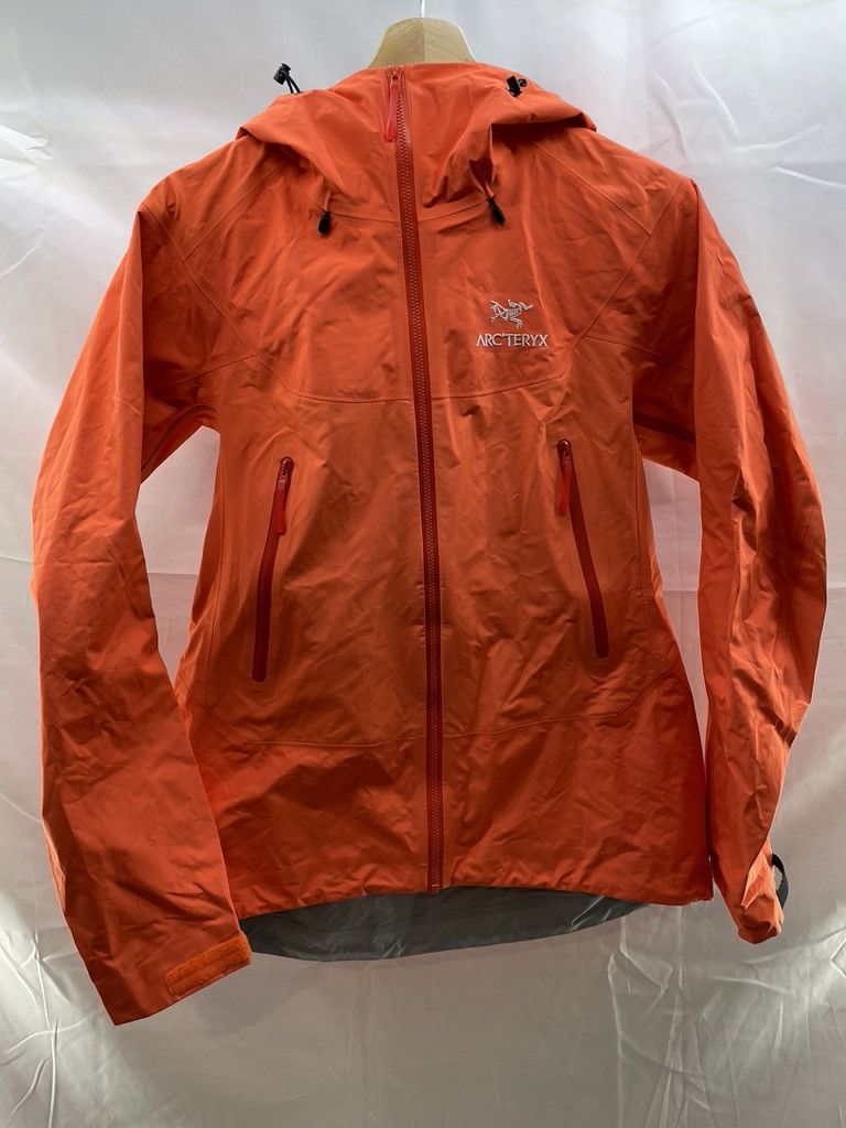 image of Arcteryx Beta Sl Hybrid Astro Eden Orange Gore Tex Jacket, Women's (Size Small)