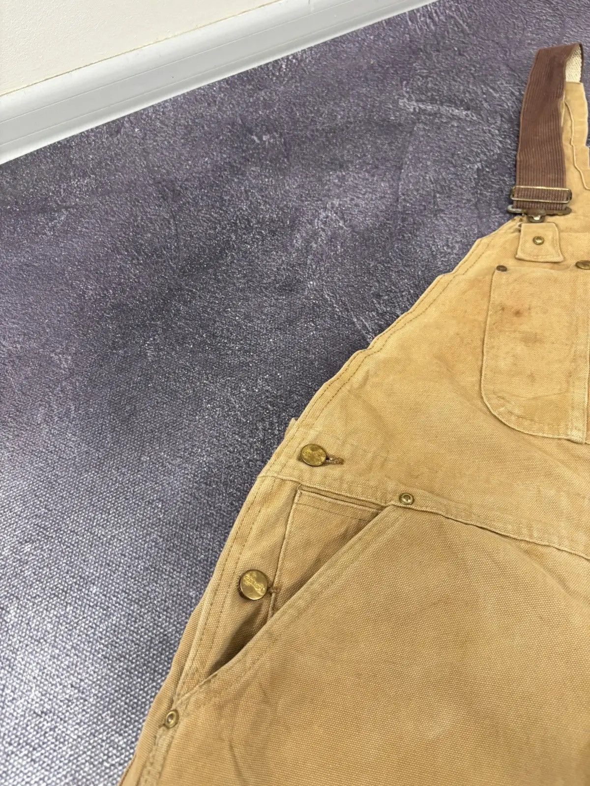 Carhartt × Vintage Vintage Carhartt Double Knee USA Workwear Dad Hype Overall Size US 40 / EU 56 - 9 Thumbnail