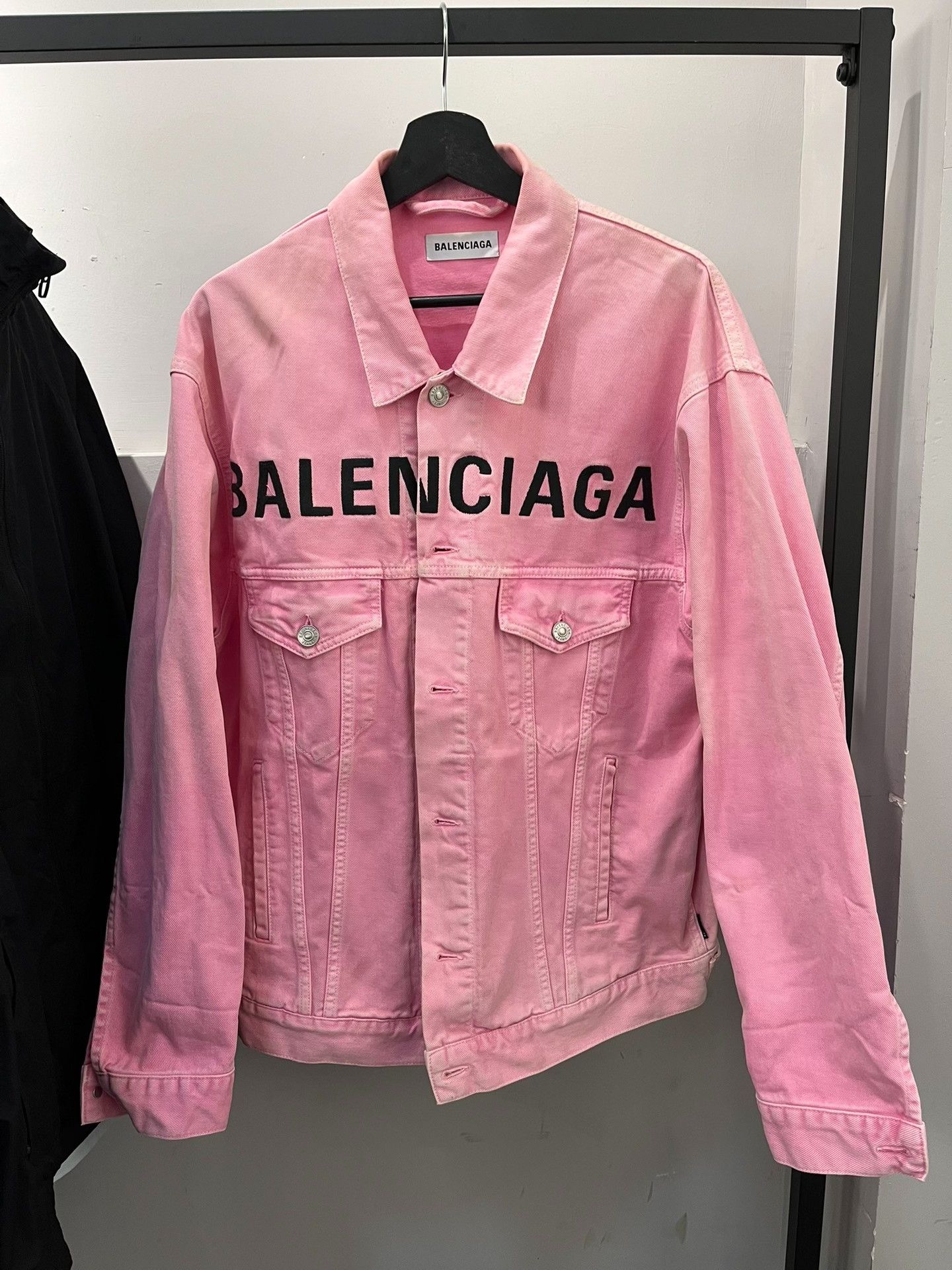Balenciaga Balenciaga Denim Pink Jacket it_34 Women Size XXS / US 00 / IT 34 - 1 Thumbnail