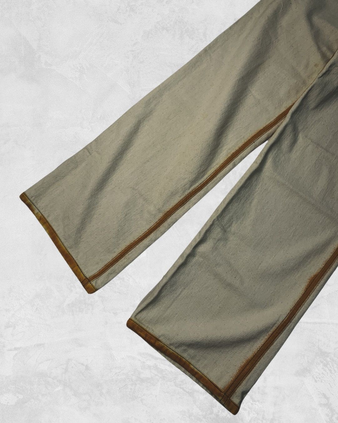 Eckhaus Latta Rust Seam Baggy Denim Pants Size US 30 / EU 46 - 3 Thumbnail