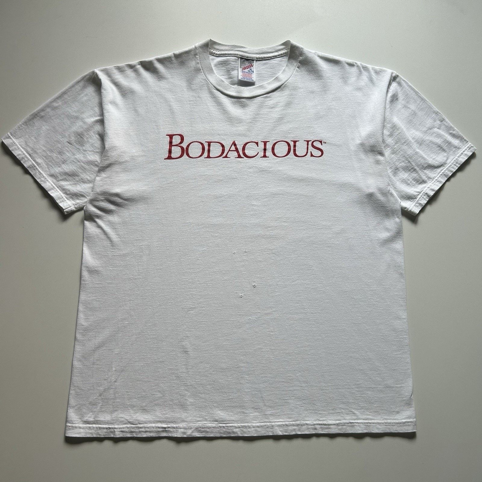 Jerzees Vintage 90s Funny Shirt XL Jerzees Bodacious Art Distressed Size US XL / EU 56 / 4 - 1 Thumbnail