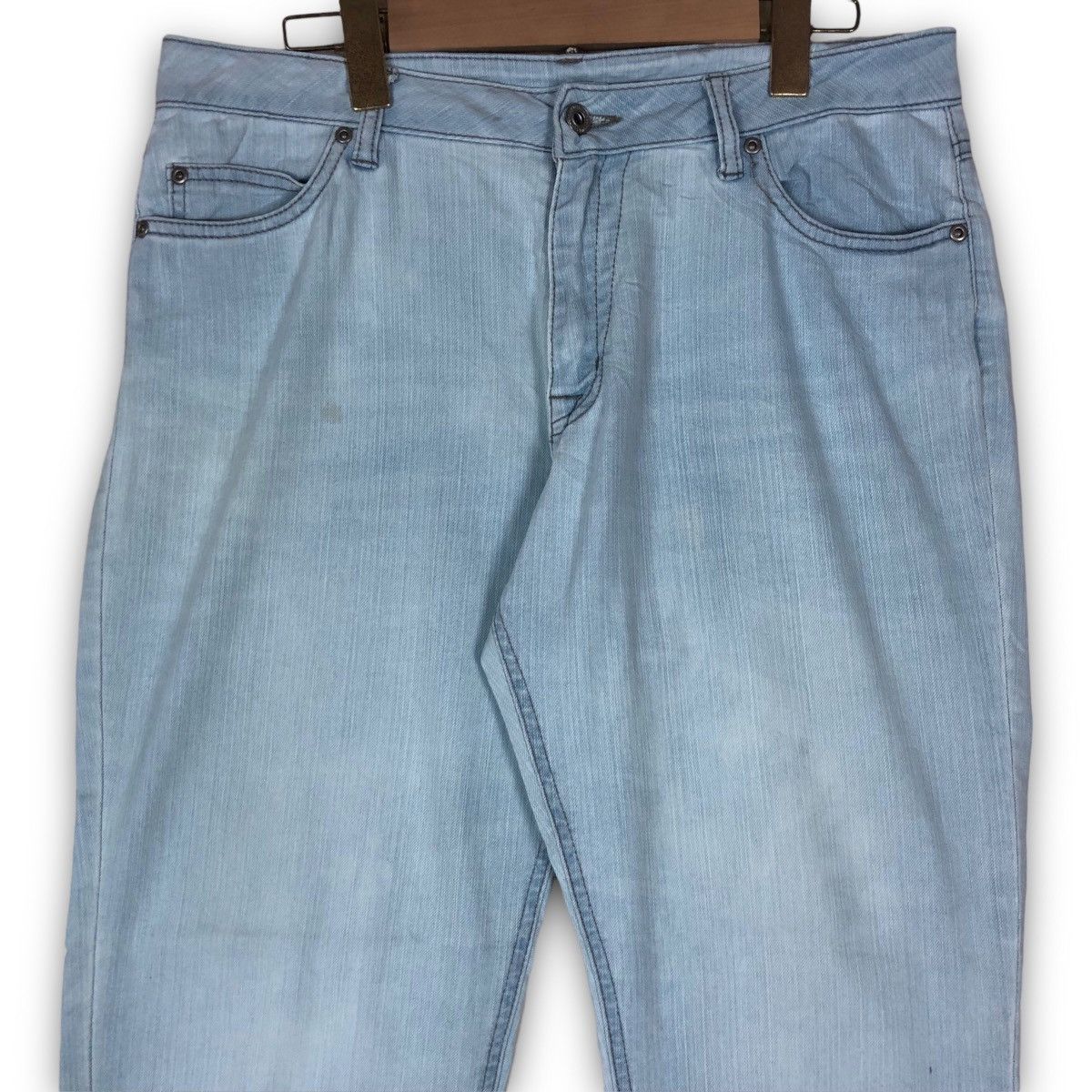 Vintage Vintage Plain Denim Jeans Size US 34 / EU 50 - 2 Thumbnail