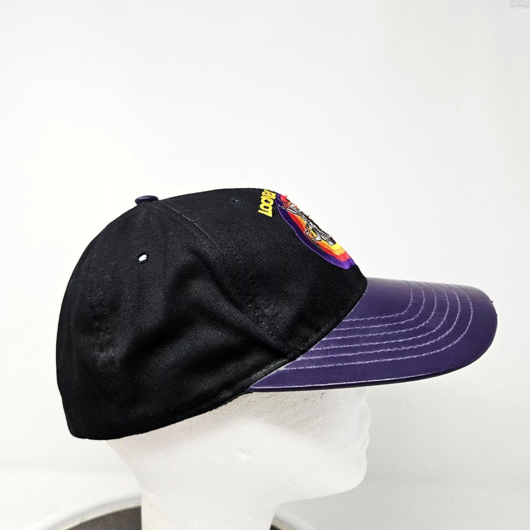 Vintage VINTAGE Looney Tunes Hat Cap Baseball Strap Back One Size Black Mens Cartoon 90s Size ONE SIZE - 3 Thumbnail