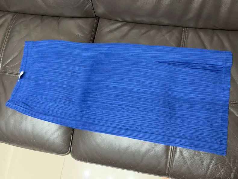 Issey Miyake issey miyake size:1 Blue pleated skirt Size 42" / US 20 - 1 Thumbnail