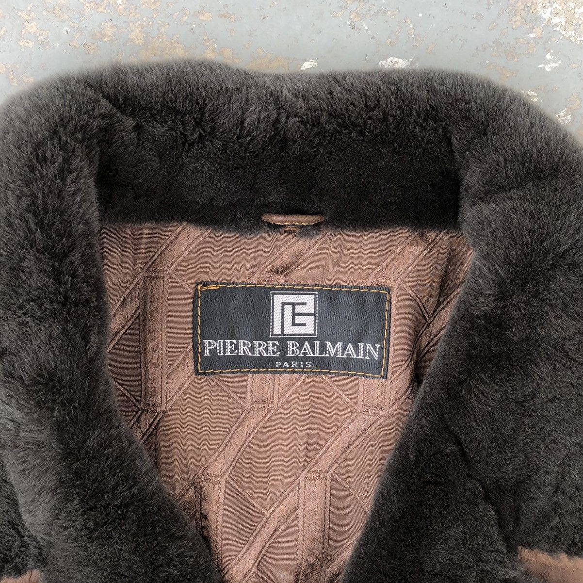 Pierre Balmain VTG Pierre Balmain Paris Leather Fur Collar Bomber Jacket Size US L / EU 52-54 / 3 - 24 Thumbnail