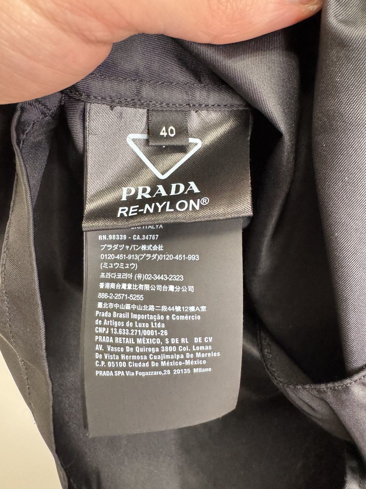 Prada Rare Re-Nylon Zip Pouch Button Up Size US S / EU 44-46 / 1 - 5 Thumbnail
