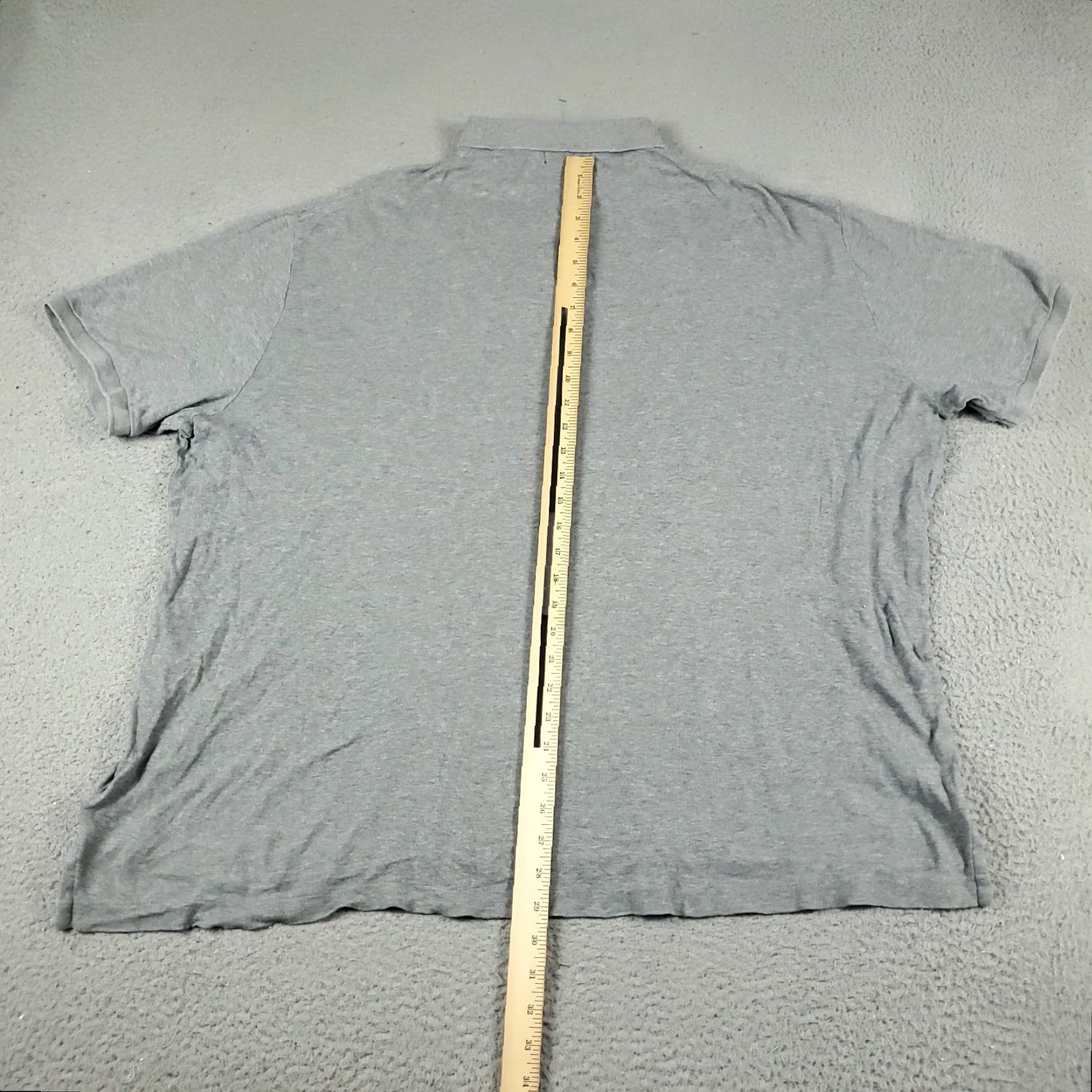 Ralph Lauren Ralph Lauren Polo Shirt Mens XL Gray Short Sleeve Button-Front Collared Casual Sports Mens Size US XL / EU 56 / 4 - 4 Thumbnail