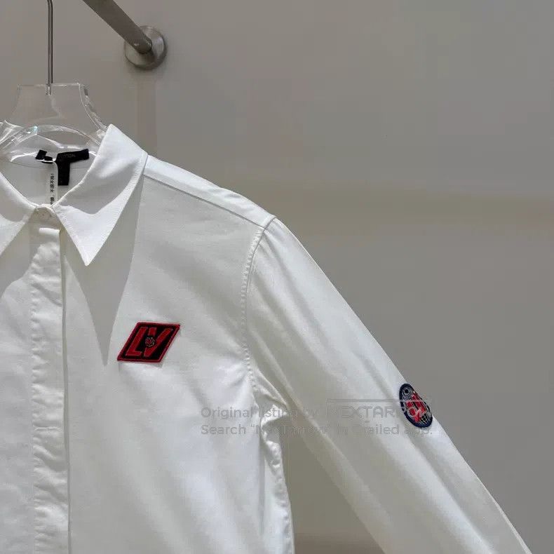 Louis Vuitton Louis Vuitton White Badge Shirt Size XXS / US 00 / IT 34 - 4 Thumbnail