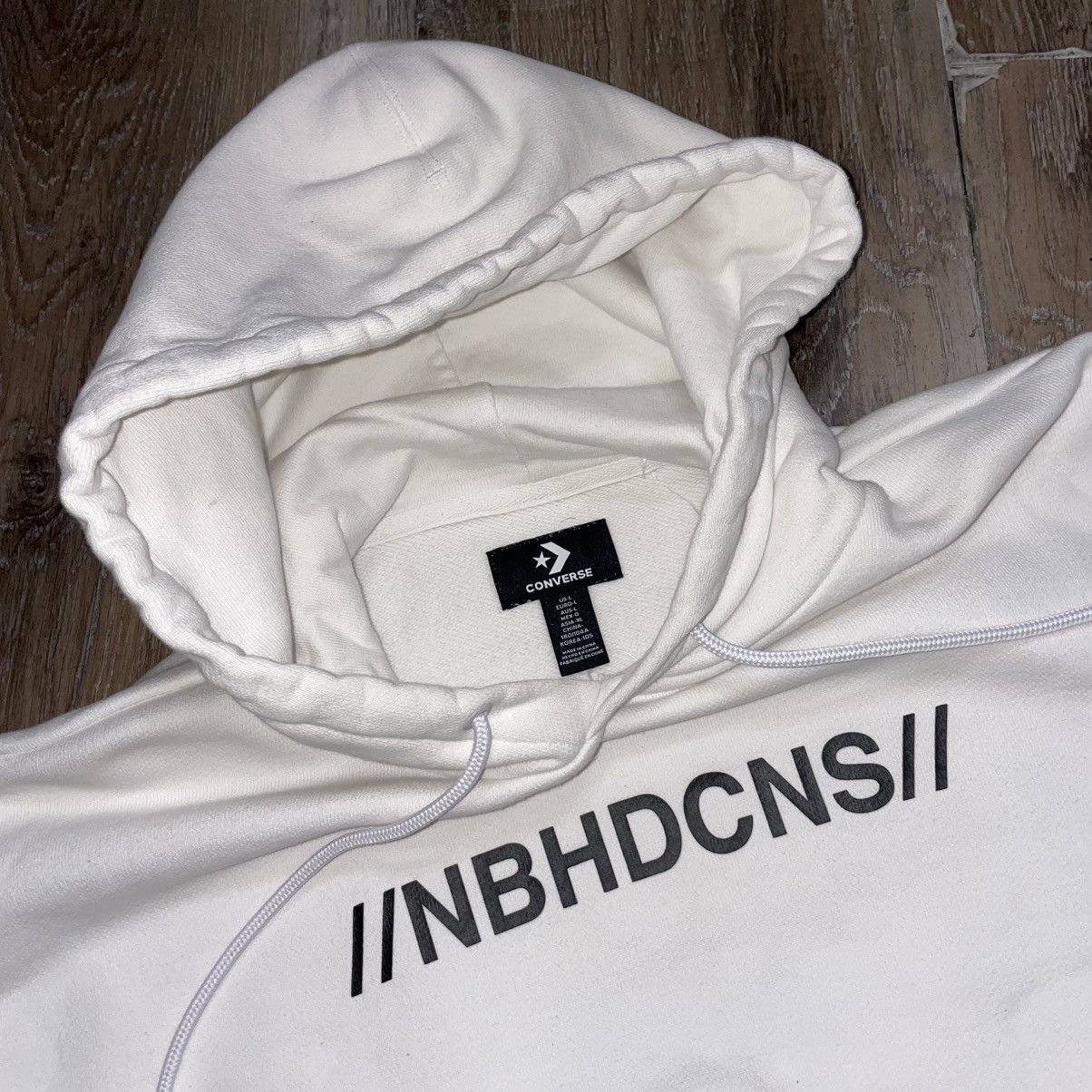 Converse × Neighborhood Neighborhood Japan Converse Hoodie Sweater Mens Large Chucks Size US L / EU 52-54 / 3 - 7 Thumbnail