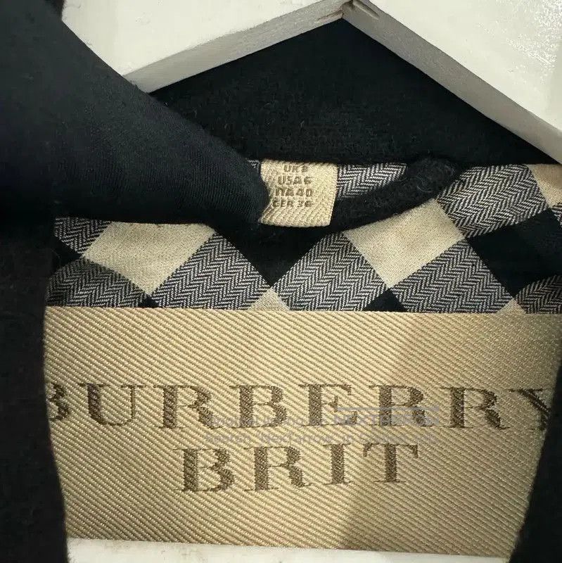 Burberry Burberry Double-Breasted Black Wool Coat for Women. Size L / US 10 / IT 46 - 6 Thumbnail