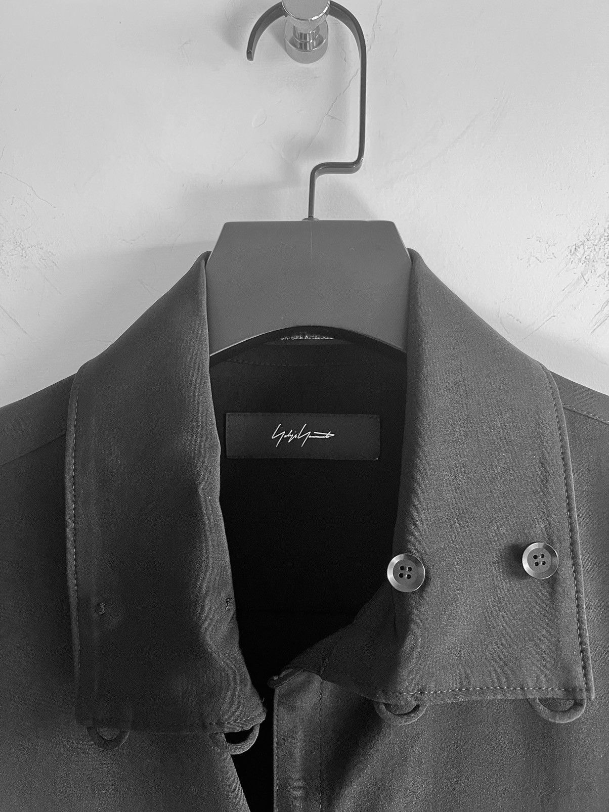 Yohji Yamamoto Yohji Yamamoto - TA/TUXEDO Broad China Long Sleeve Blouse Size M / US 6-8 / IT 42-44 - 5 Thumbnail