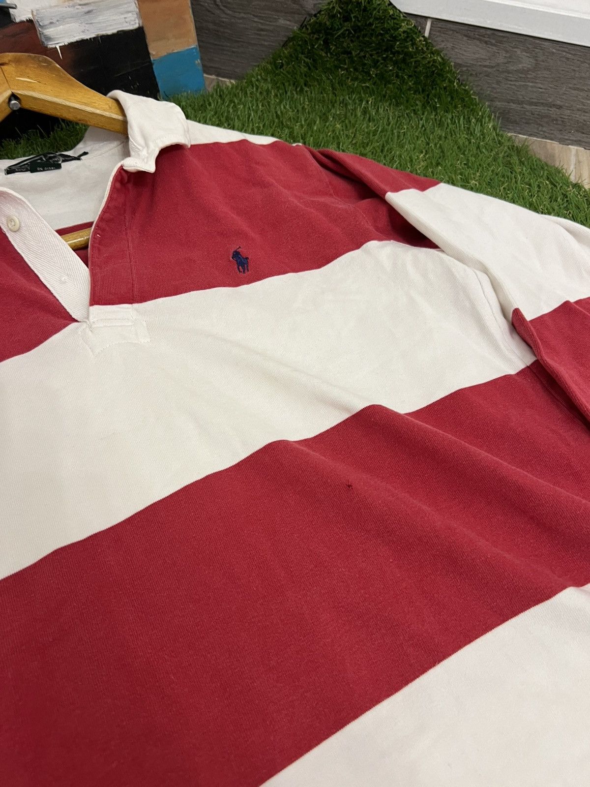 Vintage Vintage Polo Ralph Lauren rugby long sleeve 90s rare y2k Size US M / EU 48-50 / 2 - 6 Thumbnail