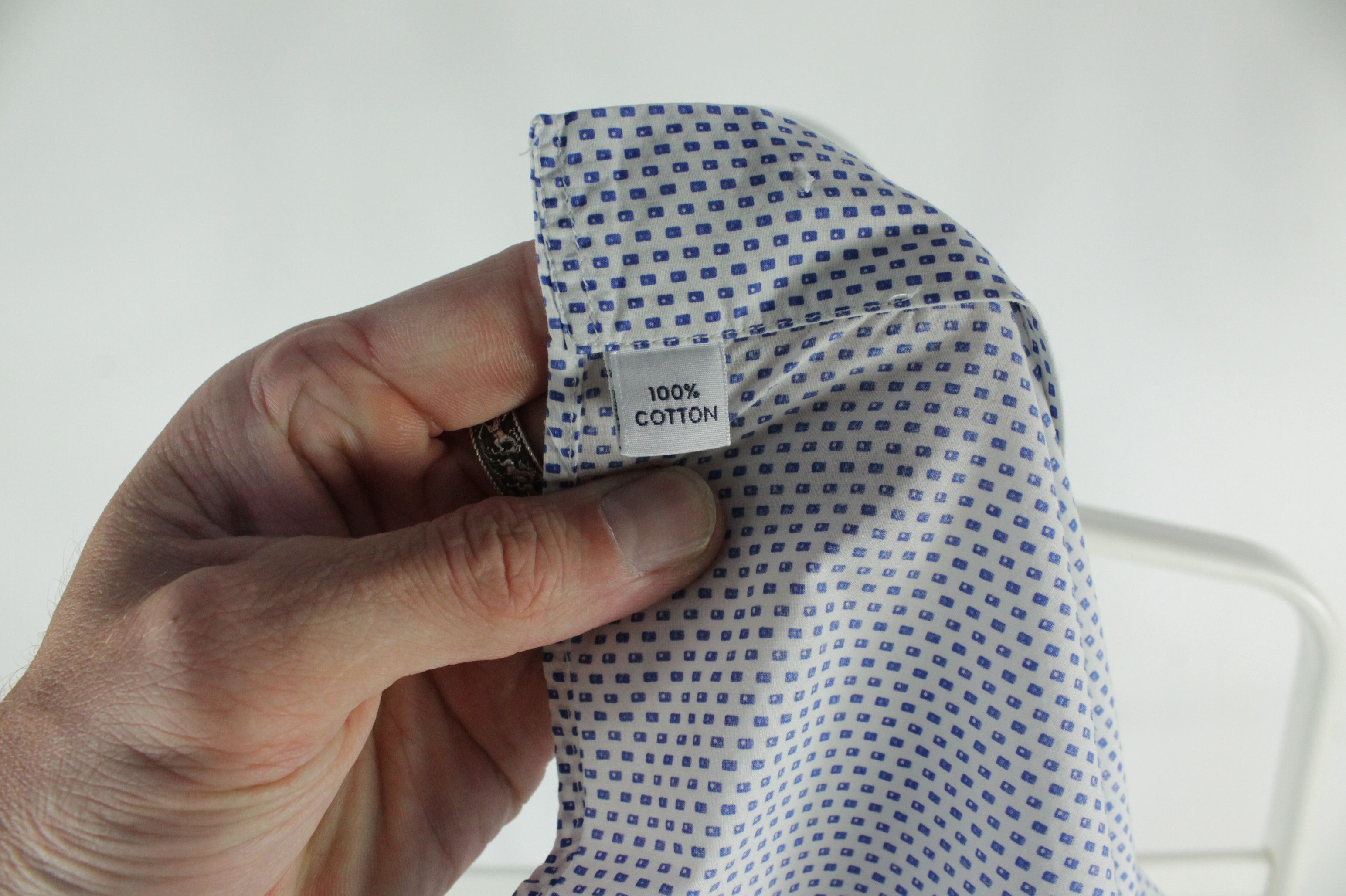 Mazzarelli Mazzarelli Green Stone Micro Pattern Slim Fit Dress Shirt Size US M / EU 48-50 / 2 - 8 Thumbnail