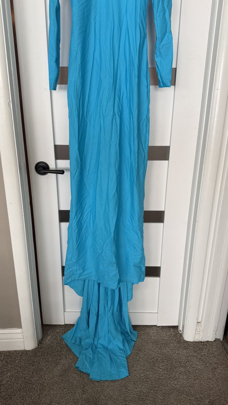 Balenciaga Aqua Blue Balenciaga Gown 2023 Size M / US 6-8 / IT 42-44 - 3 Thumbnail