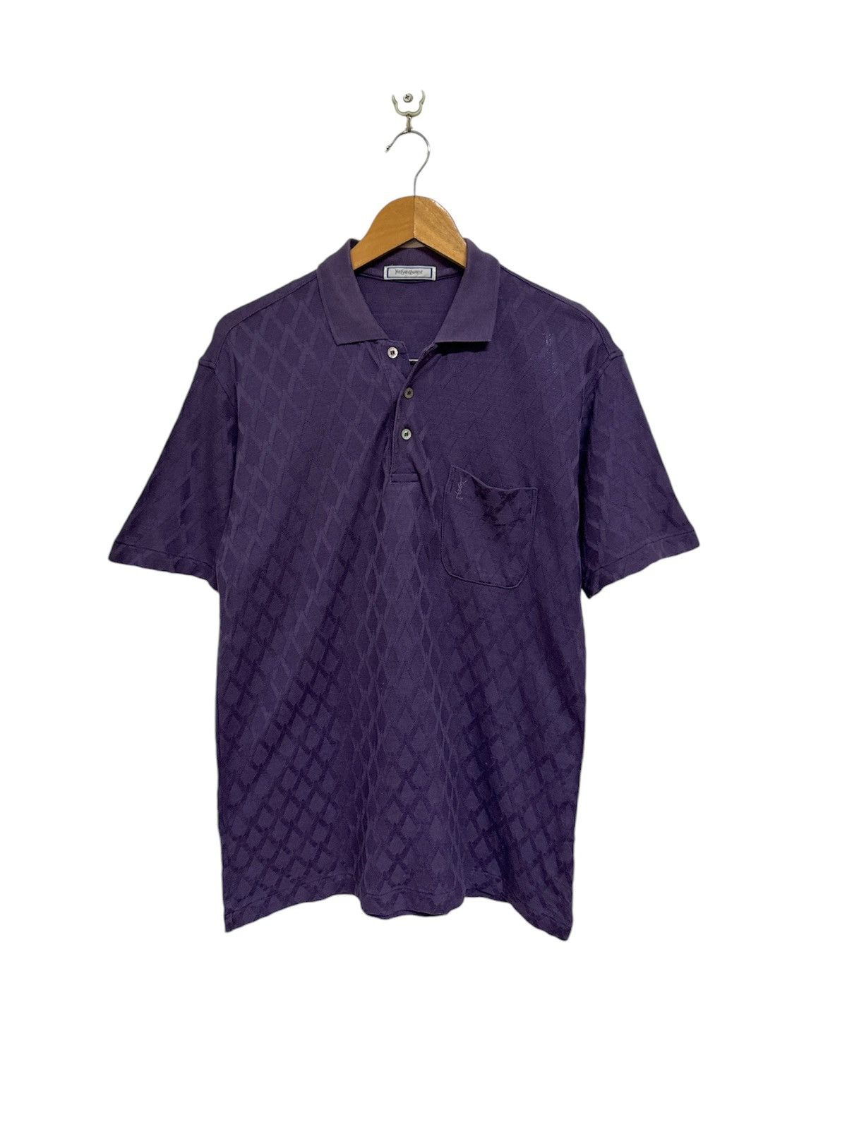 Yves Saint Laurent Vintage Yves Saint Laurent YSL Polo Tee Size US M / EU 48-50 / 2 - 1 Thumbnail