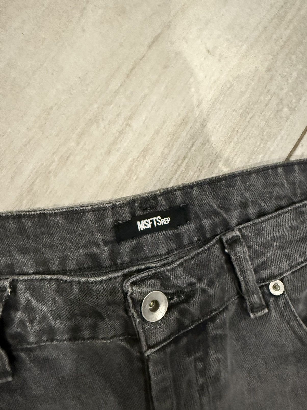 Jaden Smith × Msftsrep × Vintage msftsrep fw/22 ufo logo print jeans Size US 34 / EU 50 - 3 Thumbnail