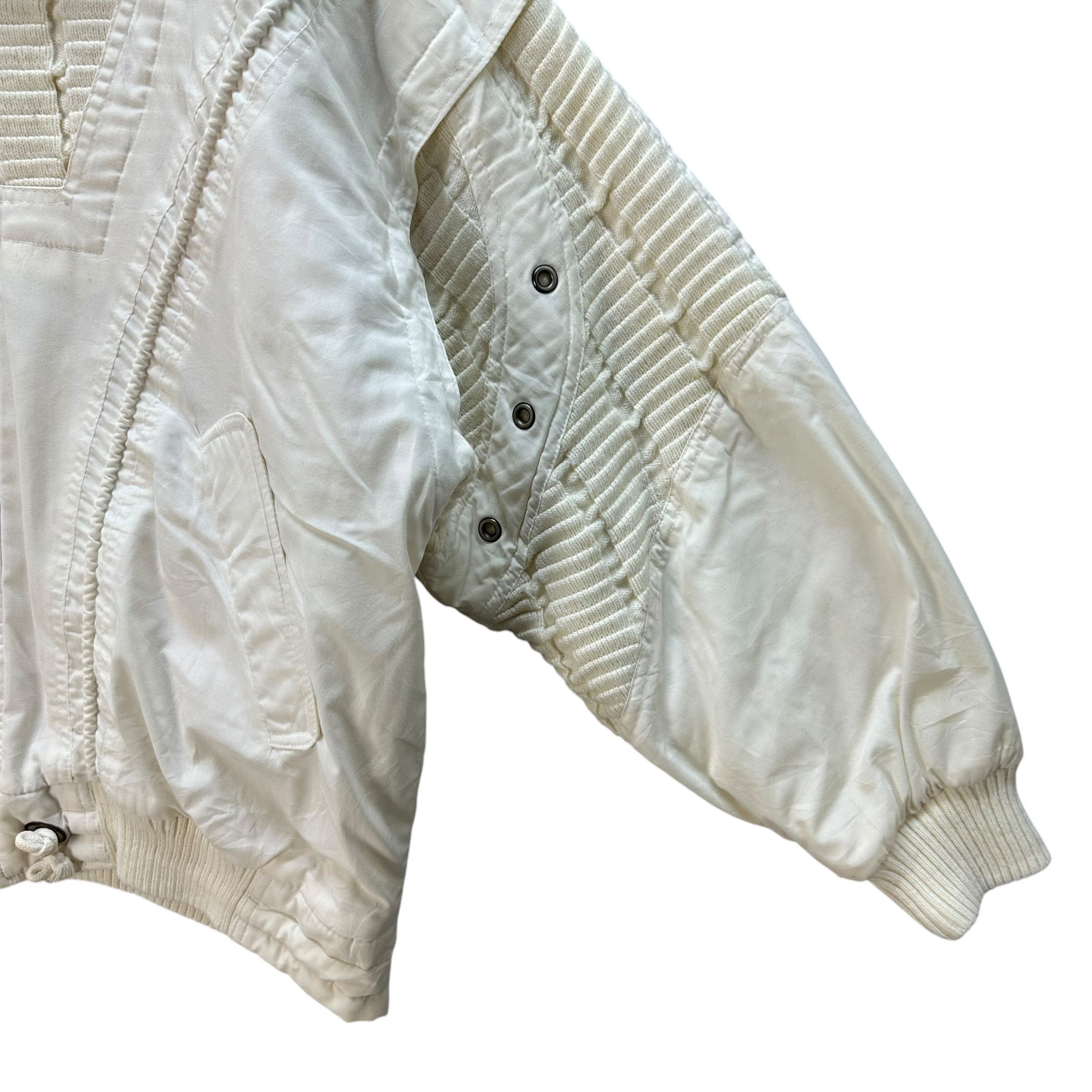 Vintage 90's RESERVE White Parachute Bomber Jacket #A73-1758 Size US L / EU 52-54 / 3 - 8 Thumbnail