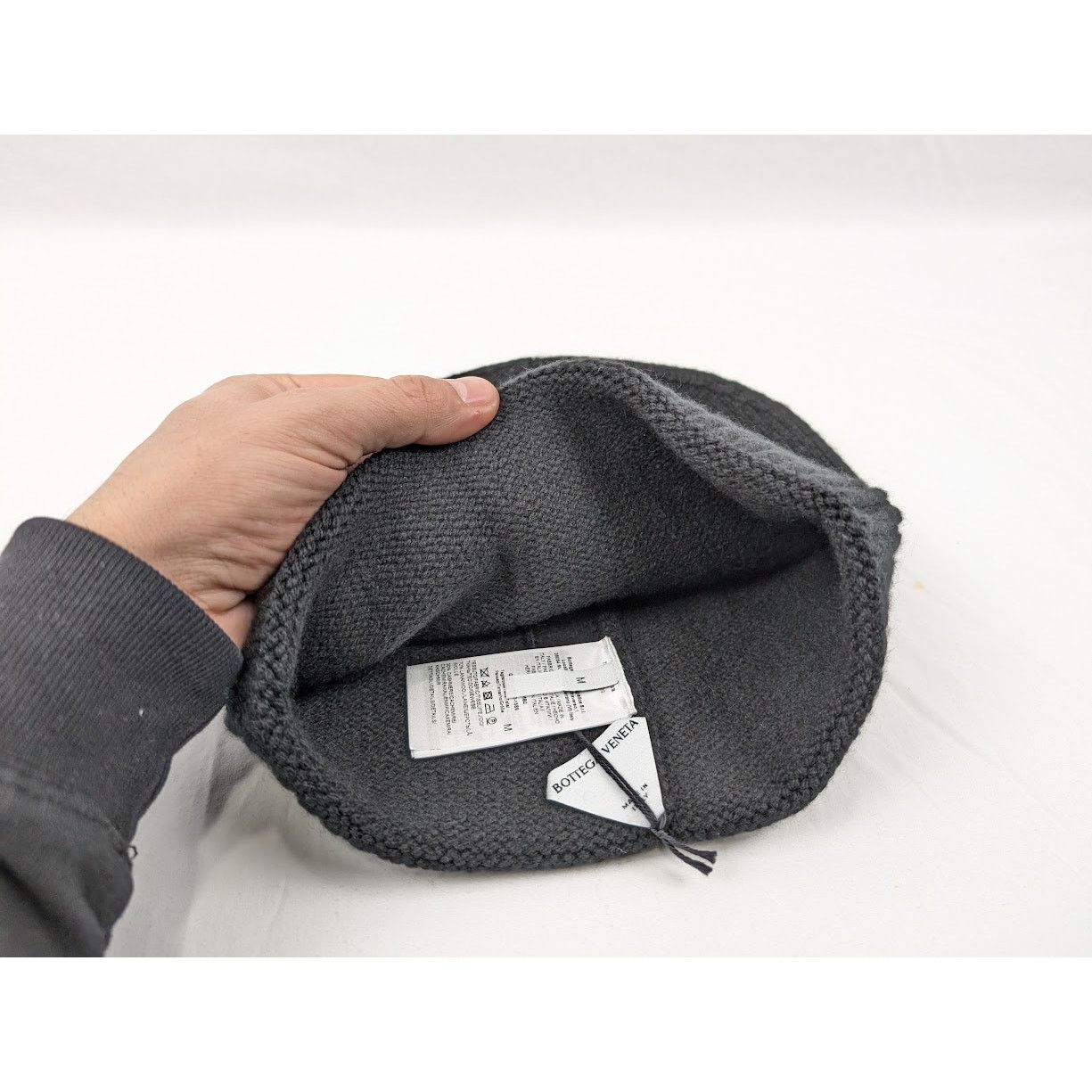 Bottega Veneta o1rshd1 Size: M / Overlock Wool Cashmere Beanie Hat / Cap Size ONE SIZE - 5 Thumbnail