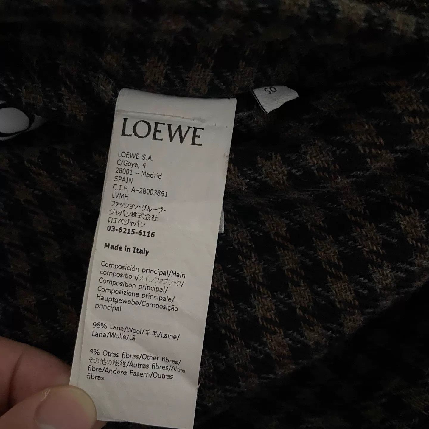 Loewe Loewe Double-Faced Wool Overcoat Size 50 99 New Size US M / EU 48-50 / 2 - 6 Thumbnail